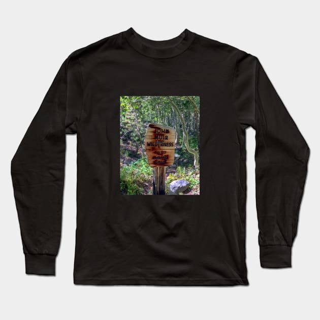 John Muir Wilderness Long Sleeve T-Shirt by dht2013